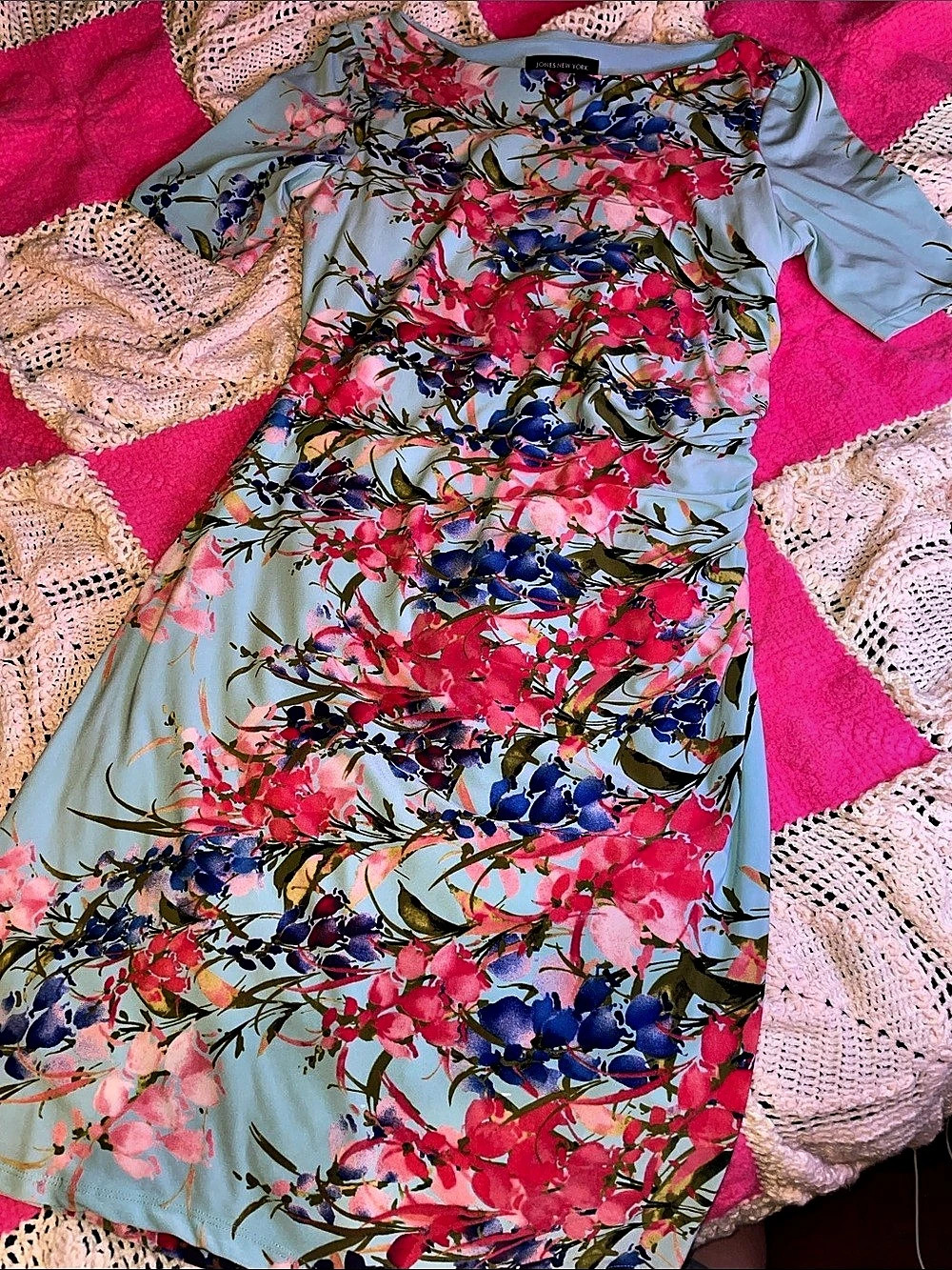 Jones New York Floral Midi Dress